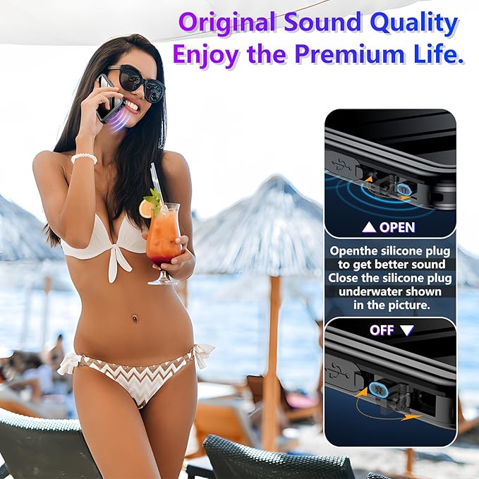 2024 New Designed for iPhone 15 Pro Case Waterproof, [Compatible with MagSafe][Built-in Camera & Screen Protector][Full Body Shockproof][IP68 Waterproof][Dustproof] Phone Case for iPhone 15 Pro 6.1"