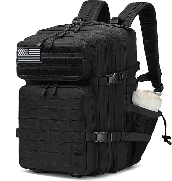 Military Tactical Backpack 45L/25L 3 Day Assault Pack Molle Daypack Hiking Backpack for Men and Women