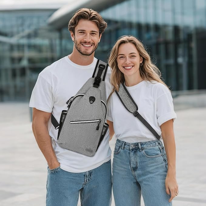 MOSISO Sling Backpack, Multipurpose Crossbody Shoulder Bag Travel Hiking Daypack
