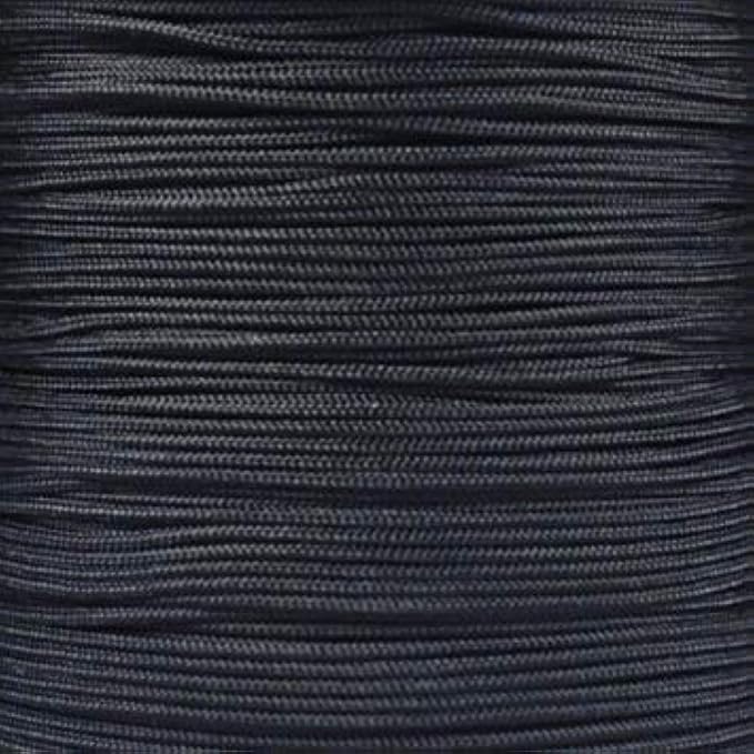 Paracord Planet 95lb Paracord – 1 Strand Type I Parachute Cord for Outdoors and DIY – Black (100 ft)