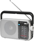 AM FM Radio Portable, Transistor Radio, Battery Powered or Mains Operated, Battery Radio with Robust Reception and Built in Speaker, Suitable for Home and Outdoor
