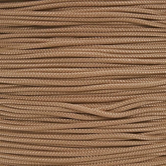 Paracord Planet 95lb Paracord – 1 Strand Type I Parachute Cord for Outdoors and DIY – Tan (100 ft)