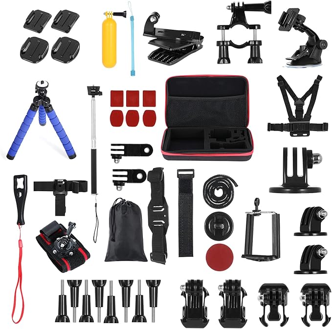 48-in-1 Action Camera Accessories Kit Sports Camera Accessories Set