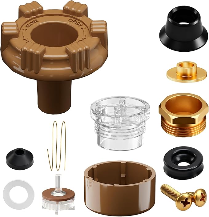 Outside Wall Faucet Repair Kit Compatible with Woodford Model 17, Sillcock Metal Wheel Handle Repair Kit Replace# RK-17MH
