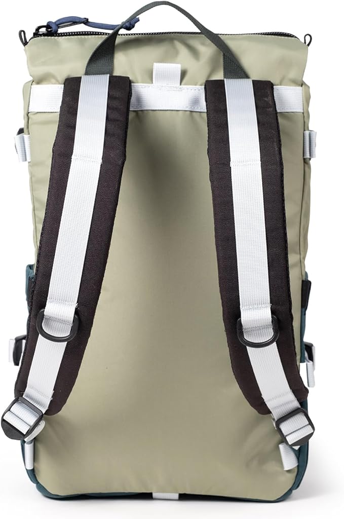Topo Designs Rover Pack Classic - Daily Daypack for Commutes, Day Trips, Hikes, Iconic Denver Design, PFAS-Free, Fair Trade, BlueSign Backpack (Oil Green/Dark Pine)