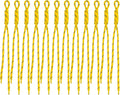 Paracord Keychain Paracord Bag Charm 12pcs Braided Nylon Rope Keychain Cord for Bag Purse Backpack Handbag