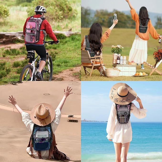Hydration Pack, Water Backpack with 3L Hydration Bladder Lightweight Insulation, Festival Essential, Rave Hydration Backpack, Hydropack Backpack for Rave, Hiking, Biking, Festival Gear