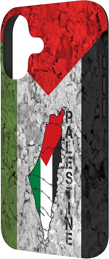 Kufiya Palestine Keffiyeh Flag, Palestinian Map Pattern Case for iPhone 17