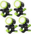 4-Pack Rechargeable LED Work Lights, 360-Degree Adjustable Spotlights with Magnetic Base, Clamp Lights for Barbecue, Workshop, Construction Site, Car Repairing and Home Using
