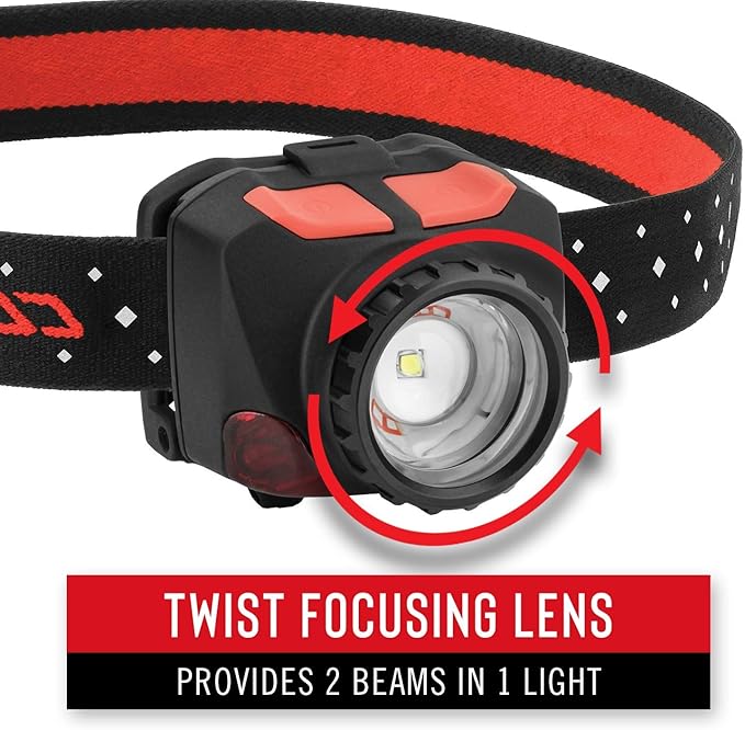 Coast FL84 575 Lumen Dual Color Focusing LED Headlamp 2-Pack