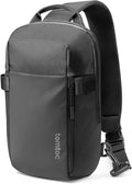 tomtoc 7L Sling Backpack Crossbody Bag for Men Women, EDC Daypack Chest Shoulder bag for 14-inch MacBook Pro M5 Pro/Max, 13" MacBook Air/Neo, 13" iPad Air M4/Pro M5, Organized, Daily Use, Work, Travel