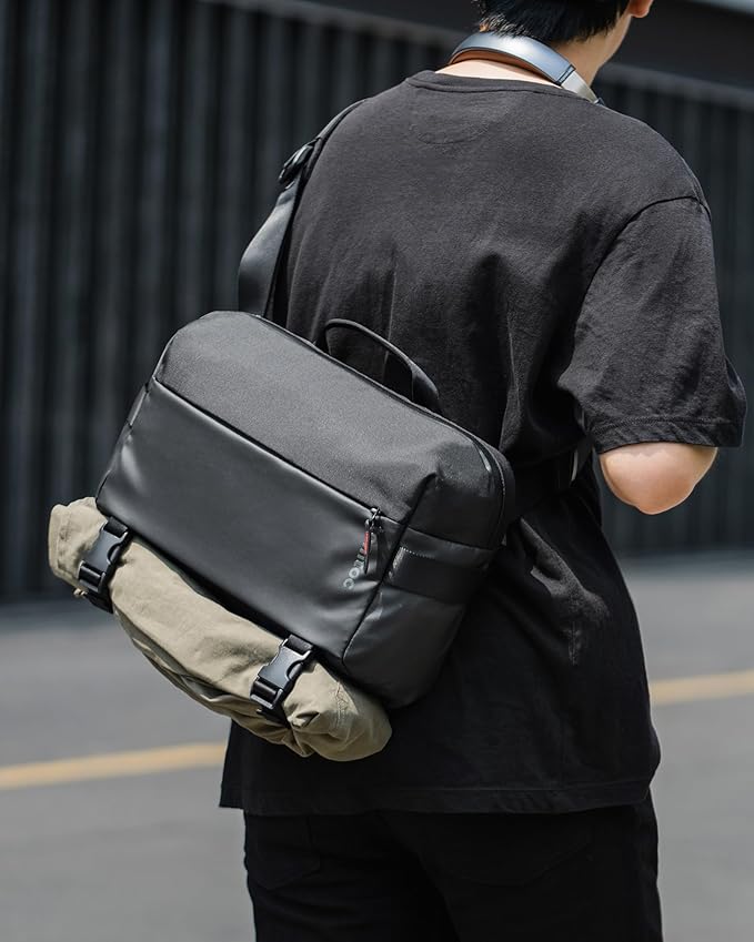 tomtoc Compact EDC Sling Bag 3L-10L, Minimalist Crossbody Bag Chest Shoulder Pack for Men Women, X-pac/Recycled Polyester