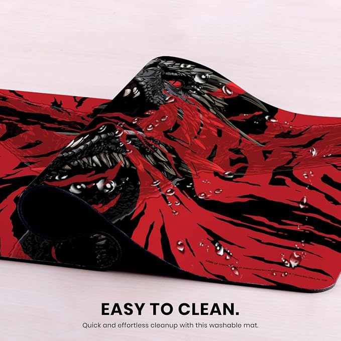 Head Case Designs Officially Licensed HBO Game of Thrones Dracarys Graphic Art 23.62 x 11.81 x 0.12 inches (600 x 300 mm) - L Gaming Office Desk PC Keyboard Mouse Mat Pad