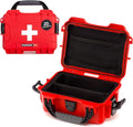 NANUK 903 Waterproof First Aid Box Empty with Lid Organizer & Dividers – Durable Medical First Aid Organizer Case, IP67-Rated, Dustproof, Impact-Resistant, Floats (9.1” x 6.8” x 3.8”) – Red