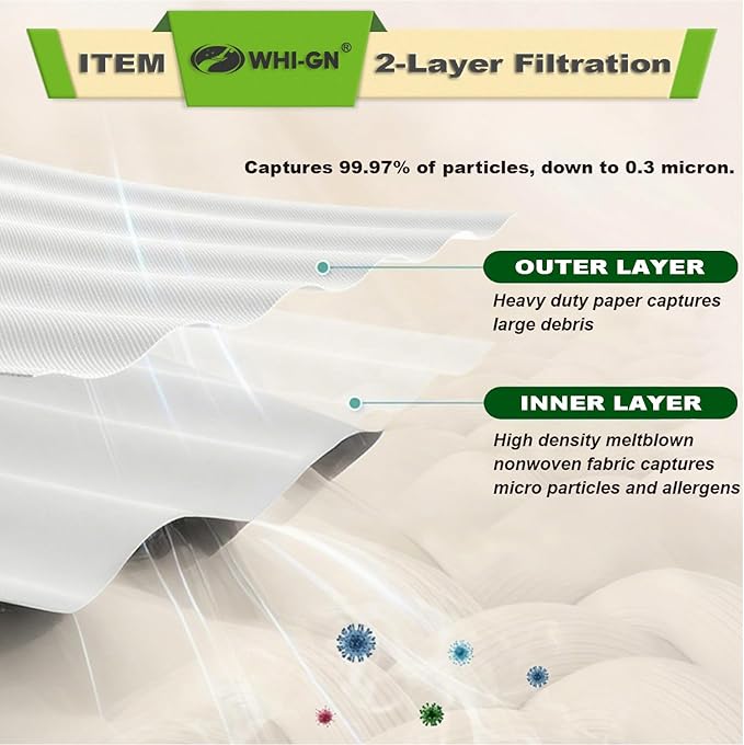 12 Pack VF3503 Shop Vac Bags for Rigid 6 to 9 Gallon Wet/Dry Vacuums, Size b High Efficiency Dust Collection Filter Bags