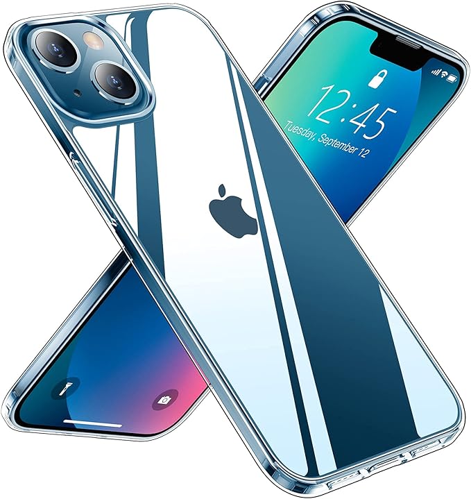 Red2Fire for iPhone 13Case, Clear [Military Grade Drop Protection] Dual Layer Heavy Duty Full Body Shockproof Phone Case for iPhone 13 6.1"