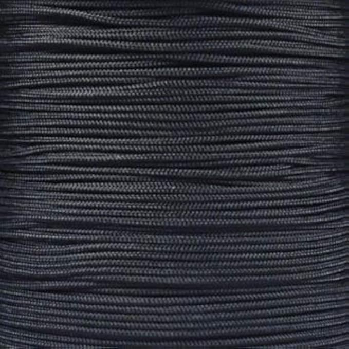 Paracord Planet 95lb Paracord – 1 Strand Type I Parachute Cord for Outdoors and DIY – Black (25 ft)