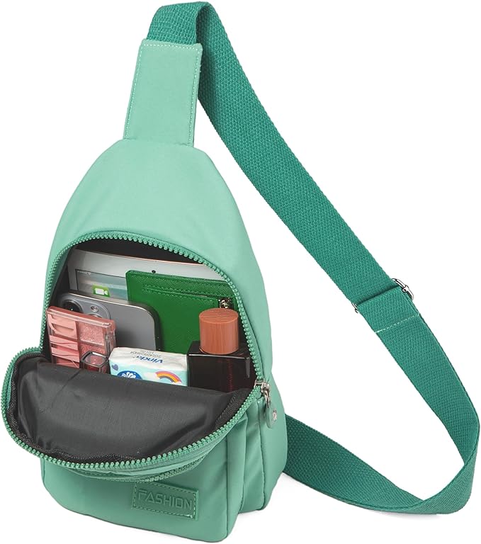 Banelu Small Sling Backpack Crossbody Sling Bag for Women Men, Chest Bag Daypack Fanny Pack Cross Body Bag for Outdoors Hiking Traveling