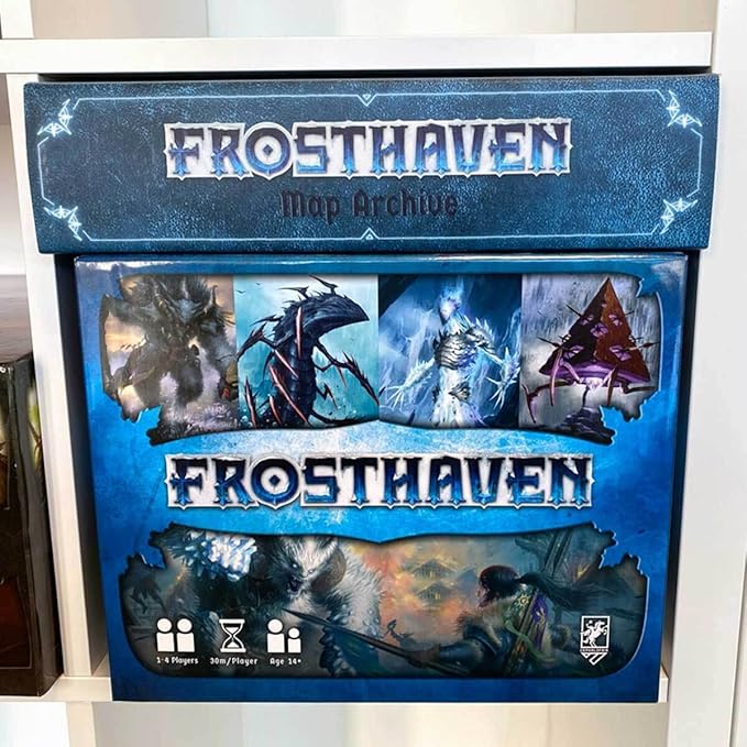 Folded Space Box Insert Color: Frosthaven: Map Archive