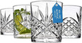 Godinger Old Fashioned Whiskey Glasses, Drinking Glasses, Shatterproof and Reusable Acrylic - Dublin Collection, Set of 4