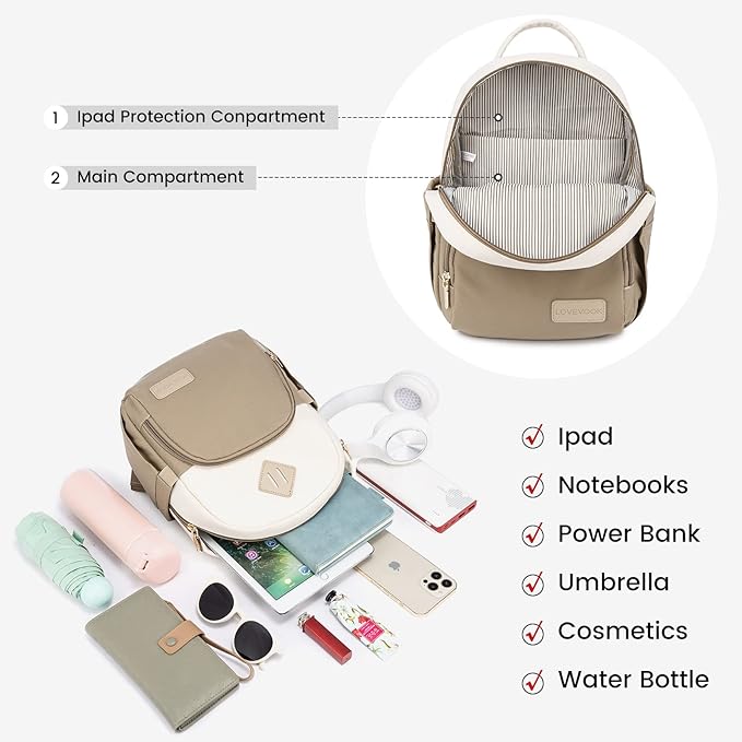 LOVEVOOK Mini Backpack for Women Light Weight Small Waterproof Backpack Purses Daily Backpack… | Light Weight