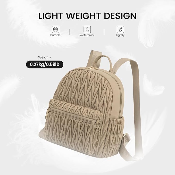 LOVEVOOK Mini Backpack for Women Light Weight Small Waterproof Backpack Purses Daily Backpack… | Light Weight