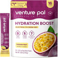 Venture Pal Sugar Free Electrolyte Powder Packets - Liquid Daily IV Drink Mix for Rapid Hydration & Party Recovery | 5 Vitamins & 7 Electrolytes| Keto Friendly | Non-GMO | Certified Vegan | 16 Sticks
