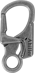 Ahiller Carabiner Clip, Double Anti-Misopening Locking Design, 3" Zinc Alloy Heavy Keychain for Outdoor Camping Hiking, Key Ring Clip
