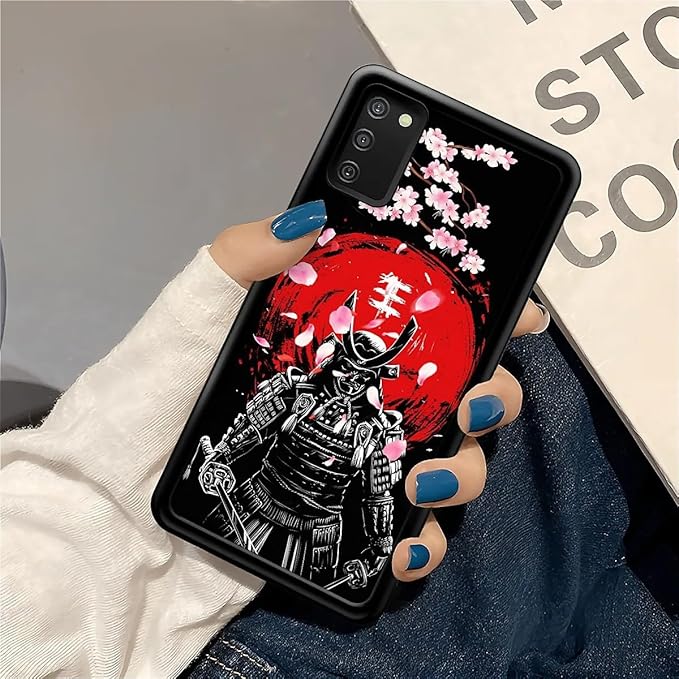 for Samsung Galaxy S20 FE Case, Sakura Japanese Samurai Pattern Graphic Design Girl Boy Soft Silicone Hard Acrylic Shock Protection for Samsung Galaxy S20 FE