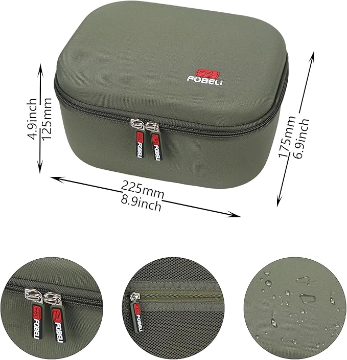FBLFOBELI Hard Case for Walker's Razor Slim/Howard Leight Shooting Ear Protection Electronic Shooting Muffs Earmuff
