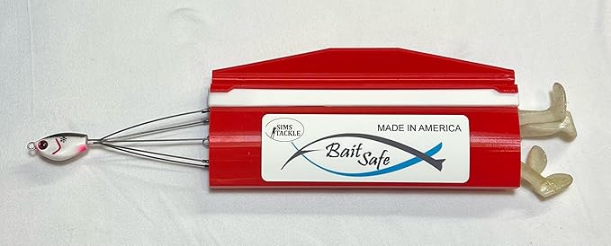 Bait Safe Lure cover/Protector, Saltwater Resistant Fishing Gear, Protects & Organizes Lures (Black, Large)