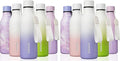 BJPKPK Insulated Water Bottle, 18 oz, Stainless Steel | Leak Proof | Pack of 2 | Lilac Elegance | With Strap