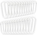 24pc Aluminum Carabiner Clip D Ring, Keychain Spring Hook,Small Carabiners Set for Outdoor Camping Fishing Hiking Car