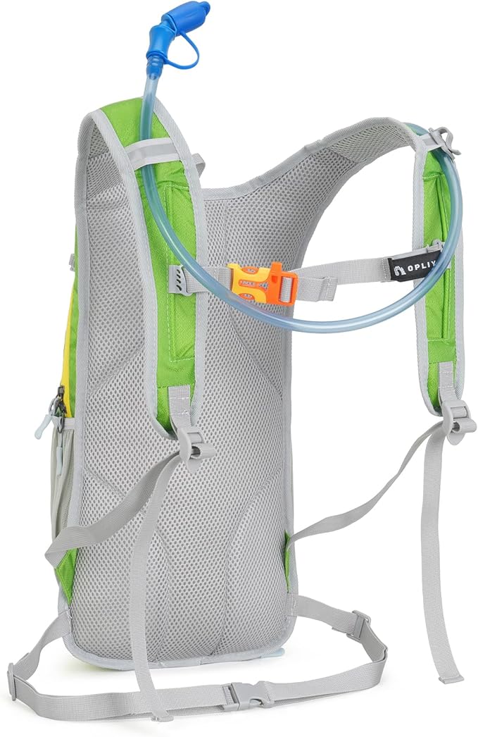 Hydration Backpack with 2L Water Bladder – Lightweight & Durable for Running, Hiking, Biking – Adjustable Fit for Men, Women, Youth