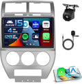 Inefala 4+128G Radio for Jeep Compass Patriot 2007 2008 2009 Android 15 CarPlay Car Stereo Touchscreen 10.1" Incell Android Auto GPS EQ 15UI Backup Camera