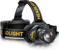 AKNEAR Rechargeable LED Headlamp, 2980 High Lumens Head Lamp with Red Light, Motion Sensor & 7 Modes & 95H Runtime, Zoomable & 90° Adjustable, IPX7 Waterproof Head Light for Adults, Outdoor