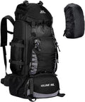 90L Hiking Backpack, Waterproof Camping Bag with Rain Cover, Lightweight Backpacking Back Pack