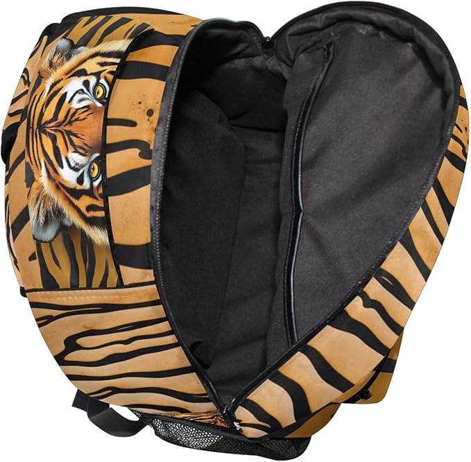 Wamika Tiger Kids Backpack Zebra Giraffe School Backpacks Boys Girls Preschool Book Bag