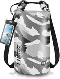 Waterproof Dry Bag, 5L/10L/20L/30L/40L Roll Top Lightweight Storage Backpack with Phone Case for Women & Men, Floating Waterproof Sack for Travel, Swimming, Kayaking, Paddle Board, Camping & Beach