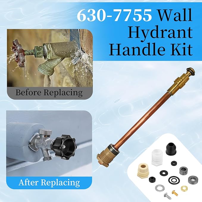 630-7755 Wall Hydrant Repair Kit Compatible with 300 400 500 Series Wall Outdoor Hydrant Faucet