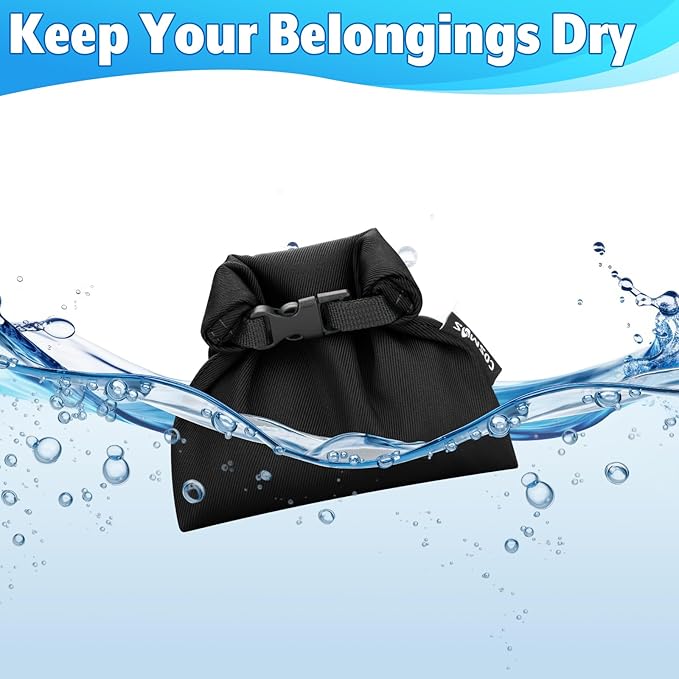 Cosmos 3 Pcs Waterproof Dry Bag, Mini Waterproof Pouch Portable Dry Sacks Small Roll Top Storage Bag for Outdoor Travel Kayaking Boating Camping Hiking (Small Size)