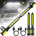 SYLSTAR Work Light for Mechanic, 2400LM LED, 4400mAh Rechargeable, Magnetic, Underhood Work Light with Hooks for Car Repairing, Job site, Garage, Workshop, Emergency(Yellow)