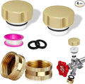 Boltigen Vacuum Breaker Repair Kit, Frost Free Outdoor Faucet ASSE 1019-A Repair Kit, Hose Bib Replacement with 3/4GHT Outdoor Faucet Cap for Anti-Siphon Sillcock Valves, 2 Sets