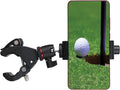 Phone Holder with Clamp for Golf Cart Universal Phone Mount Holder for Bicycle, Wheelchair, Stroller Mic Stand Phone Holder