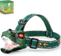 LED Dinosaur Headlamp for Kids, Children's Toy Flashlight T-Rex Dinosaur Toys for Age 3 4 5 6 7 8 9 Years Old Kids, Camping Hiking Gear for Boys Girls