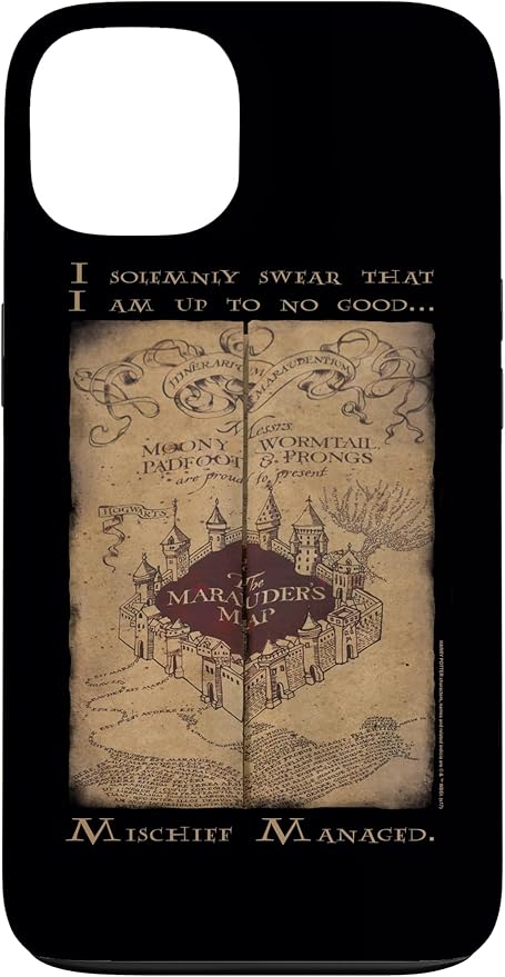 iPhone 13 Harry Potter Marauder's Map Words Case