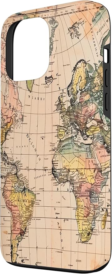 World Map ,Old Map of the World Case for iPhone 13 Pro Max
