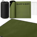 Kingdder 1 Pcs Heavy Duty Emergency Blankets for Survival Camping Blanket Insulated Tarp 8.5 ft x 12 ft Outdoor Waterproof Thermal Reflective Tarp Tent Insulation for Camp Hiking Picnic