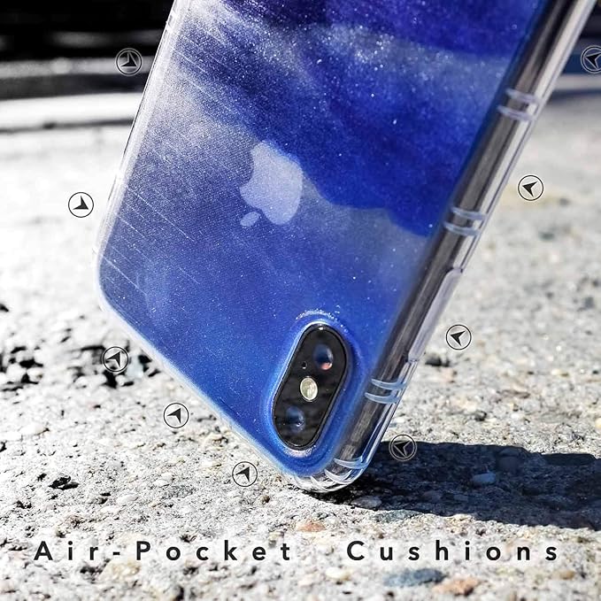 Munich Streets Map | Luxendary Air Series Clear Silicone Case with 3D printed design and Air-Pocket Cushion Bumper for iPhone XR (new 2018/2019 model with 6.1" screen)