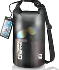 Waterproof Dry Bag, 5L/10L/20L/30L/40L Roll Top Lightweight Storage Backpack with Phone Case for Women & Men, Floating Waterproof Sack for Travel, Swimming, Kayaking, Paddle Board, Camping & Beach